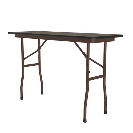 CORRELL CF HPL Folding Tables 18x48 Walnut CF1848PX-01